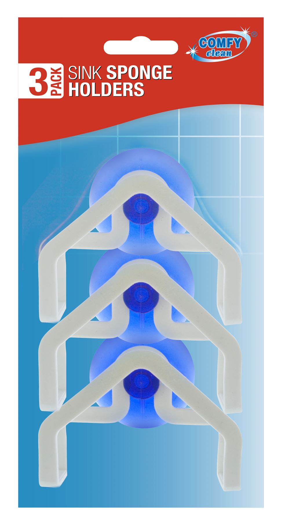 3 PACK SINK SPONGE HOLDERS