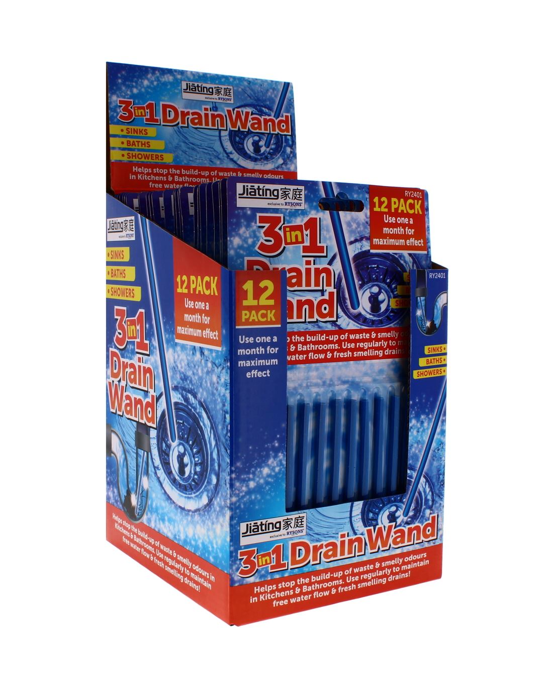 12PK DRAIN STICKS