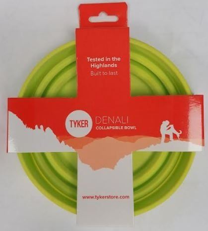 PET BUDDIES PET COLLAPSIBLE FEEDING BOWL GREEN 16CM X 9CM