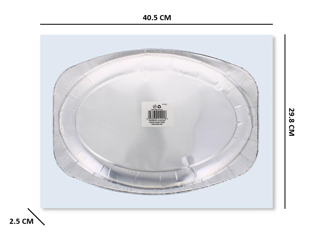 3PK BUFFET FOIL PLATTERS