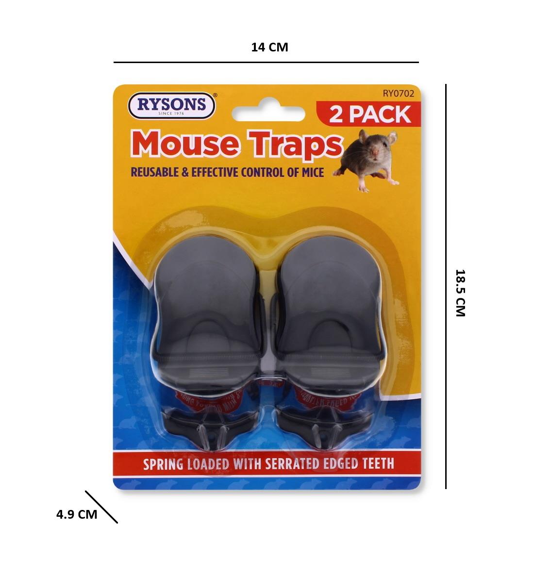 2PK MOUSE TRAPS