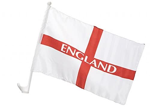 ASSORTED ENGLAND CAR FLAGS