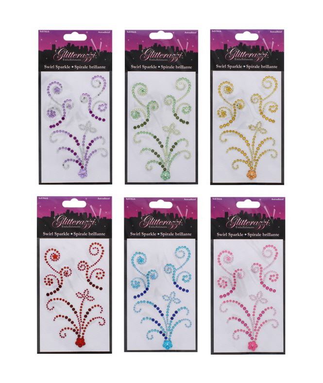 LOOP-DEE-LOOP'-SWIRL & SPARKLE STICKERS