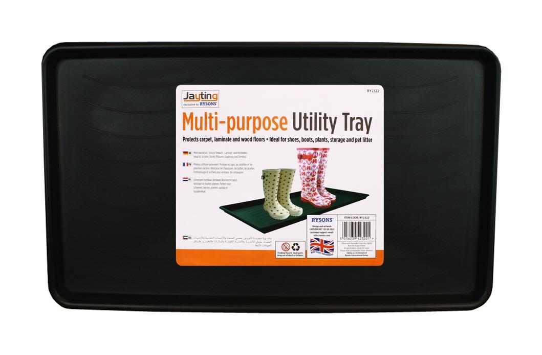 MULTIPURPOSE PLASTIC UTILITY TRAY