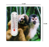 ASSORTED MONKEY DESIGN FRIDGE MAGNET THERMOMETER