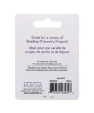9 PC SMOOTH ACRYLIC BEADS BLACK