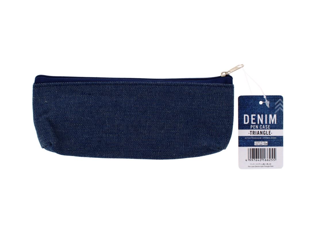 DENIM PENCIL CASE LIGHT BLUE