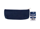 DENIM PENCIL CASE LIGHT BLUE