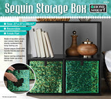 SEQUIN BIN TEAL