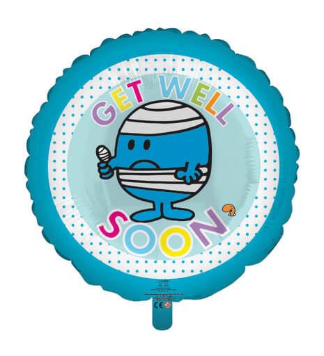 MR.MEN/MR.BUMP-GET WELL SOON-18"FOIL BALLOON