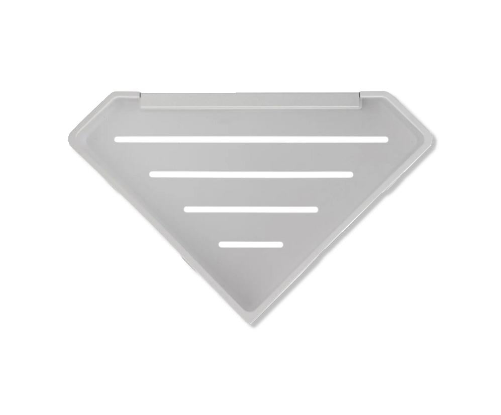 CORNER SHOWER SHELF W/ WIPER BLADE