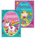 ASSORTED UNICORN COLOURING BOOK  27 X 19.5CM