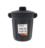 ASSORTED LARGE TABLE TRASH CAN