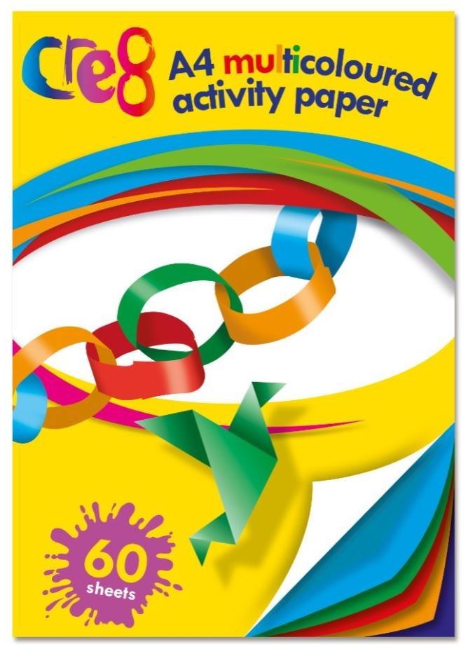 80 ASSORTED SHEETS A4 ACTIVITY PAPER