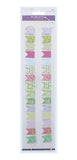 2PK MINI PENNANT FLAGS VINTAGE CHIC