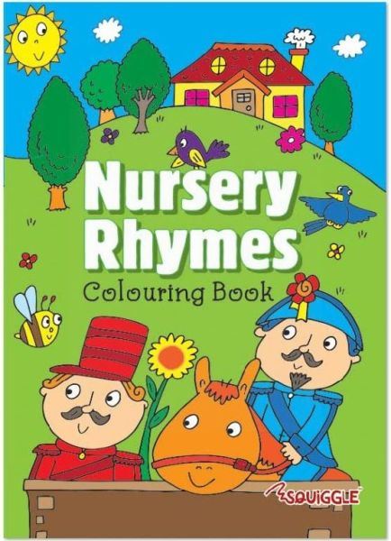 NURSERY RHYMES COLOURING BOOK 29.5 X 21CM