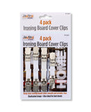 4PK IRONING BOARD COVER CLIPS