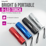 Infapower 9 LED Aluminium Torch