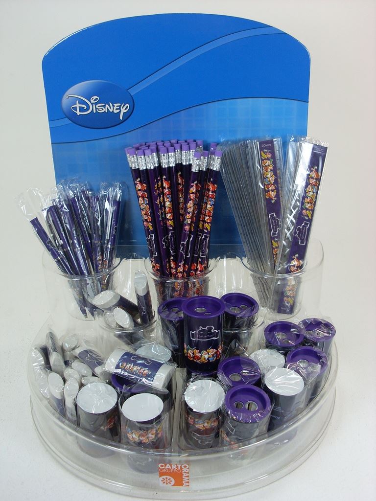 DISNEY- I SETTE NANI-114 PCS STATIONARY IN DISPLAY